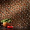 FASDE Rings Decorative Vinyl Backsplash 15 sq ft Kit in Copper Fantasy view 2