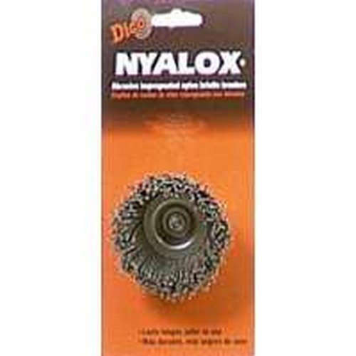 Dico 7200010 2-1/2" Medium Nyalox Cup Wire Brush