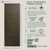 RugStylesOnline Tough Collection Custom Size Roll Runner Brown 27 in or 36 in Wide x Your Length Choice Slip Resistant Rubber Back Area Rugs and Runners (Brown, 27 in x 3 ft) view 2