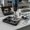 Drilax 5-Pc Diamond Hole Saw Set 3/4 to 1-1/2 Inch with Guide & Case view 3