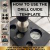 Drilax 5-Pc Diamond Hole Saw Set 3/4 to 1-1/2 Inch with Guide & Case view 4