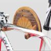KR Ideas Horizontal Bicycle Display Mounting System (Made in The USA) (Engraved - Walnut Stain) view 2