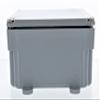 Thomas & Betts E989NNJ PVC Molded Screw Cover Junction Box 4 Inch x 4 Inch x 2 Inch Carlon view 3