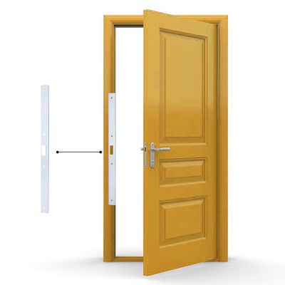 Armor Concepts Interior FIX-A-JAMB 24" Interior Door Jamb Repair Kit, Door Repair Kit for Interior Doors, Door Home Repair in 5 Minutes, Perfect for Apartments and Homes (White)