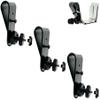 ChargerCity 360 Swivel 1/4-20 Easy Clip in Gutter Mount w/Blink Arc Outdoor 4 3 Mini Camera Adapter, Compatible with Arlo Stick Up Cam Ring Wyze 1/4-20 CCTV Security Home Cam view 1