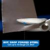 MIDWEST Duckbill Tinner Snip - Straight, Wide, Tight Cut Cold Rolled Steel Cutter with Forged Blades & Kush'n-Kote Grips - MWT-77D view 3