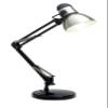 Satco 57/058 Swing Arm Drafting Lamp with 13-watt GU24 2700K Mini Spiral, 34" x 34" x 34", Steel/Black view 1