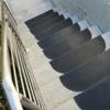 Rubber-Cal "Grip Tight Rubber Step Mat - 10.25" x 29.875" inches - Black Stair Tread Runners - 6pk view 1
