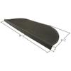 Rubber-Cal "Grip Tight Rubber Step Mat - 10.25" x 29.875" inches - Black Stair Tread Runners - 6pk view 3