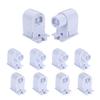 R17D/HO Tombstone Base Holder Socket Connector T8/T10/T12 8ft LED Light Replacement Fluorescent Plunger Lampholder Adaptor 5 Pairs view 1