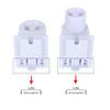 R17D/HO Tombstone Base Holder Socket Connector T8/T10/T12 8ft LED Light Replacement Fluorescent Plunger Lampholder Adaptor 5 Pairs view 3