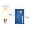 carryBC Dimmable LED Candelabra Bulb Warm White, 2700k 40W Equivalent E12 Base LED Candle Bulbs, C35 Frosted Glass Torpedo Shape Bullet Top, 360 Degrees Beam Angle, Pack of 6  view 4