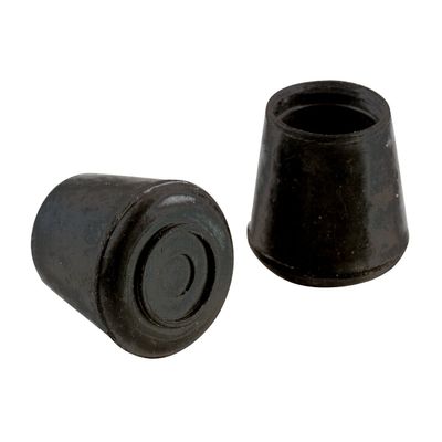 Shepherd Hardware 9758 1/2-Inch Rubber Leg Tips, 24-Pack