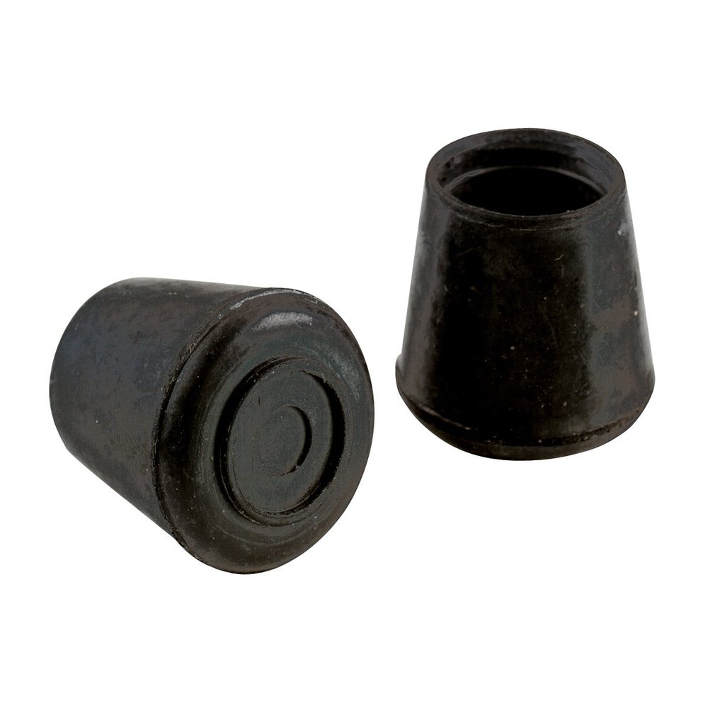 Shepherd Hardware 9758 1/2-Inch Rubber Leg Tips, 24-Pack