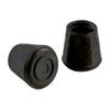 Shepherd Hardware 9758 1/2-Inch Rubber Leg Tips, 24-Pack view 1