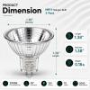 KOR MR11 10W 12V Halogen Reflector Light Bulbs, GU4 Bi-Pin, 2-Pack view 2
