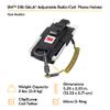 Capital Safety 3M DBI-SALA Fall Protection For Tools,1500089,Adj Radio Holster Combo w/Clip2Loop Coil and Micro D-Ring, Size To Any Portable Radio/Small Device,Mount To Harness/Belt, 5.25 inches x 2.25", Black view 2