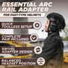 2 Pcs ARC Rail Headset Adapter for Tactical Helmet Mount (Black) view 4