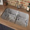 Ruvati 32-in 16-Gauge 50/50 Undermount Double Bowl Sink - RVM4350 view 2