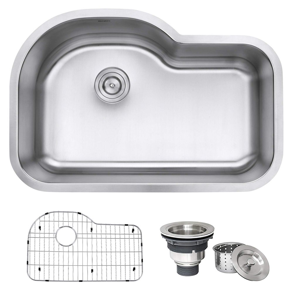 Ruvati 31.5-in 16-Gauge Stainless Undermount Kitchen Sink - RVM4700
