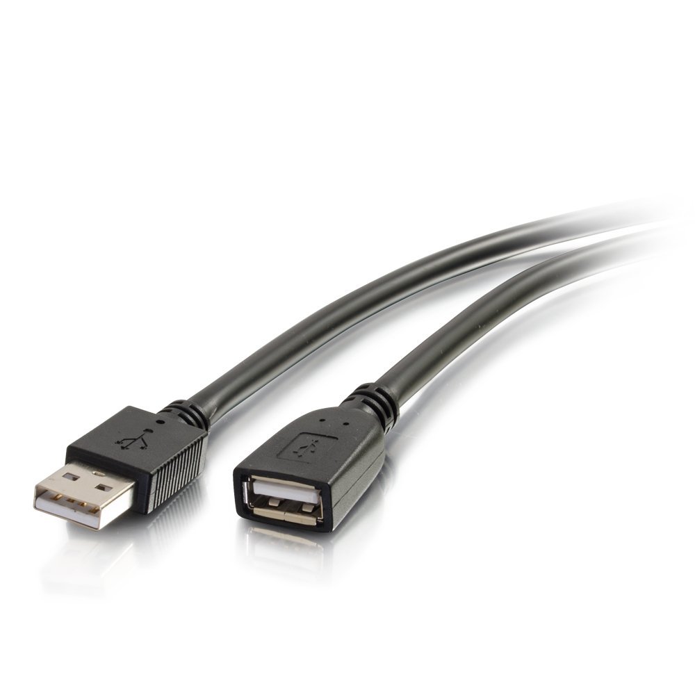 C2G USB Long Extension Cable, USB Cable, USB A to A Cable, Black, 32 Feet (9.75 Meters), Cables to Go 39011