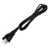 HQRP AC Power Cord Compatible with Bose Wave SoundTouch Music System Mains Cable Sound-Touch, Black view 1