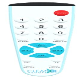 5-Pack Clean Remote Universal Tv Remote - Big Button