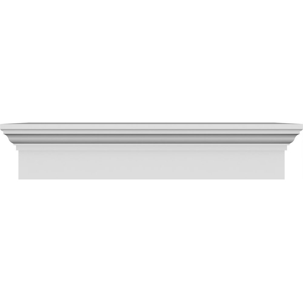 Endurathane Traditional Crosshead, 81" Bottom Width x 84 1/2" Top Width x 6"H x 1"P, Factory Primed