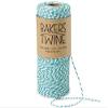 Aqua & White Twine 240 yds4-ply 100% Cotton Baker's TWine (3 unit, 1 pack per unit.) view 1