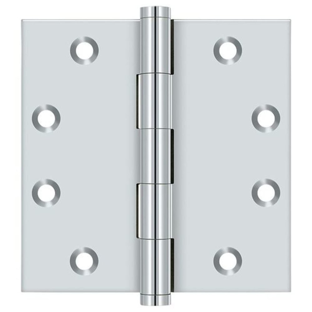 Deltana DSB4526 Solid Brass 4 1/2-Inch x 4 1/2-Inch Square Hinge