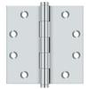 Deltana DSB4526 Solid Brass 4 1/2-Inch x 4 1/2-Inch Square Hinge view 1