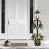 Puleo International 4' Pre-Lit Christmas Lamp Post with 35 Clear UL-Listed Lights view 3