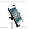GRIFITI NOOTLE Universal Tablet Mount & Mini Ball Head Adjustable Holder Male RETROFIT fits 3/8 or 1/4 20 tripods monopods and Standard Tablets and Ipad Mount 7-11 inch view 2