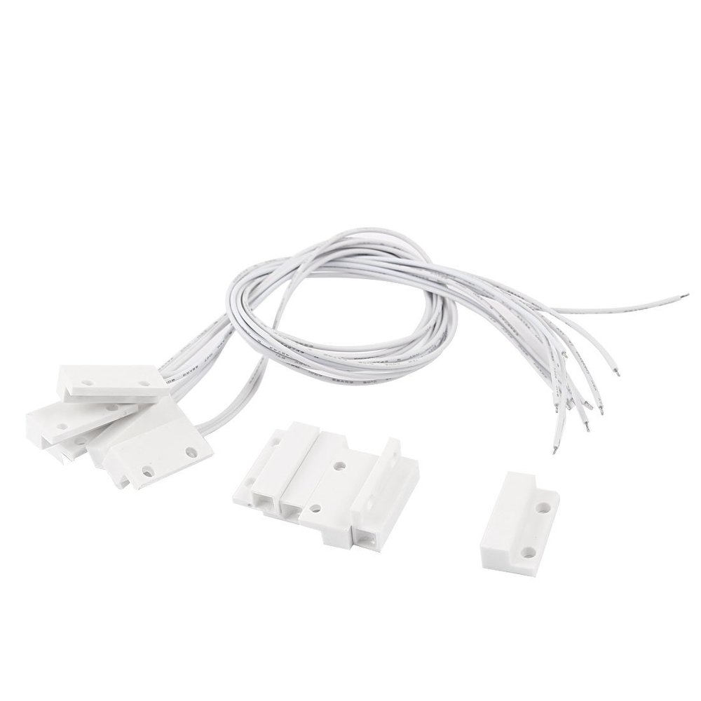 uxcell 5 Pcs Door Window Magnetic Switch Home Alarm Security System NC Normally Close