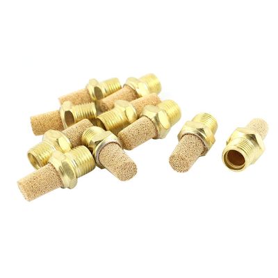uxcell 1/8PT Male Thread Pneumatic Filter Noise Sinter Exhaust Muffler