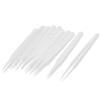 uxcell 10pcs 0.47" Long Plastic Anti Static Pointed Tip Tweezer view 1