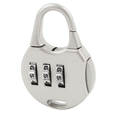 uxcell Luggage 3 Digits Security Password Combination Padlock Light Khaki