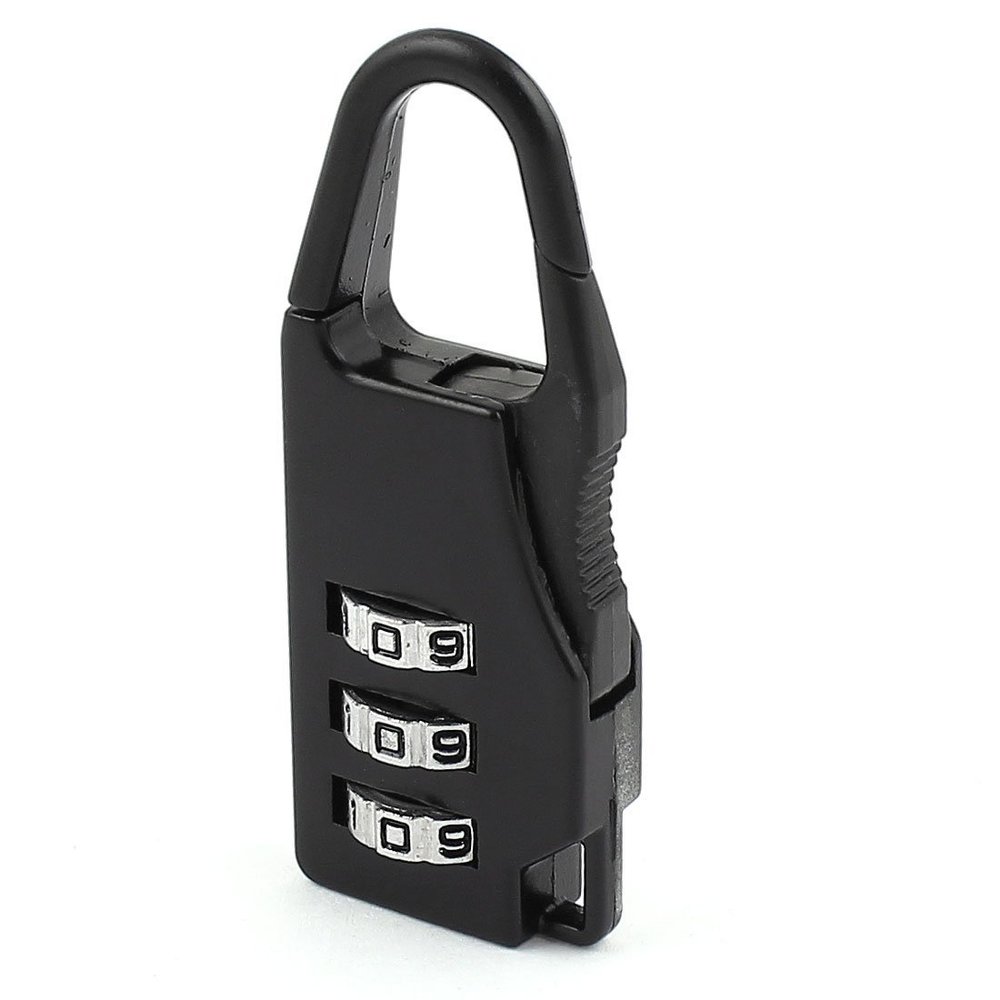 uxcell Packsack 3 Digit Security Combination Dial Lock Password Padlock