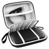 Lacdo Hard Drive Carrying Case for Western Digital WD Elements/WD My Passport/My Passport Ultra Portable External Hard Drive HDD 1TB 2TB 4TB 5TB 6TB USB 3.0 Protective Storage Travel Bag, Black view 1