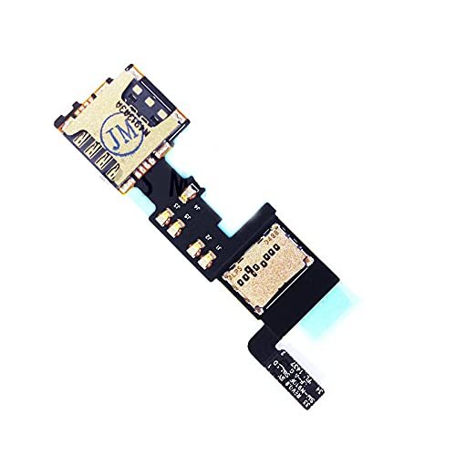 ePartSolution-Samsung Galaxy Note 4 N910F Sim Tray SD Card Reader Connector Holder Socket Replacement Part USA