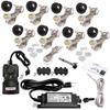 DEKOR Recessed LED Stair Lights, Deck Step Lights, Outdoor Kit, Black US view 1