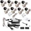 DEKOR Recessed LED Stair Lights, Deck Step Lights, Indoor Kit, White US view 1