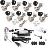 DEKOR Recessed LED Stair Lights, Deck Step Lights, Indoor Kit, Bronze US view 1