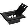 Parts Express Flip Up Stage Box with Pre-Punched Panel for Four D-Style Connectors view 1