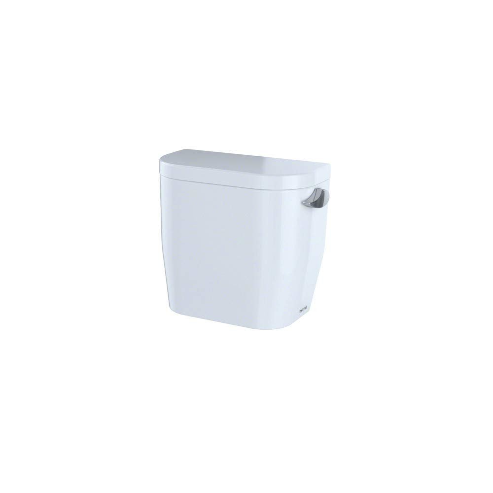 TOTO ST243ER#01 Entrada Commercial Tank and Cover with Right Hand Trip Lever, Cotton White