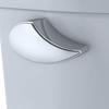 TOTO ST243ER#01 Entrada Commercial Tank and Cover with Right Hand Trip Lever, Cotton White view 2