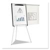 MasterVision EA23066720 Tripod Extension Bar Magnetic Dry-Erase Easel, 39-Inch to 72-Inch High, Black/Silver view 3