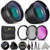 Canon EOS Rebel Accessory Kit - 58mm Lens Filter Set for T7i, T6i, T6S, T5i, T5, T4i, T3i, T3, T2i, EOS 80D, 70D, 77D, 60D, 5D, 5D Mark III, 1200D, 1100D, 100D, SL1, M3, M2, M, Xsi, XTi, XT view 1