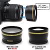 Canon EOS Rebel Accessory Kit - 58mm Lens Filter Set for T7i, T6i, T6S, T5i, T5, T4i, T3i, T3, T2i, EOS 80D, 70D, 77D, 60D, 5D, 5D Mark III, 1200D, 1100D, 100D, SL1, M3, M2, M, Xsi, XTi, XT view 3