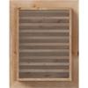 Ekena Millwork GVWVE12X1800SFUWR Vertical Gable Vent Gable Vent, 12"W x 18" (17"W x 23"H Frame Size), Western Red Cedar, Unfinished view 4